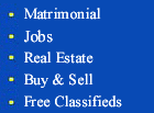 Matrimonial, Opportunities, Real Estate, Buy & Sell and Free Classifieds